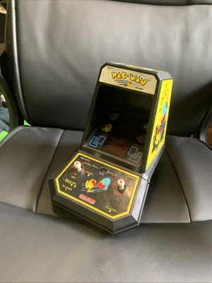Mini gabinete arcade vintage PAC Man escritorio arcade clásico videojuego probado  Foto 1 de 4
