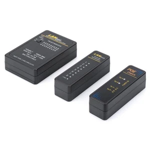 DIGITUS Kabeltester Netzwerktester RJ45 BNC Hauptgerät Remote PoE Tester - Bild 1 von 4