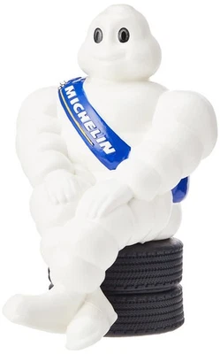MICHELIN Männchen 19 cm Figur Mann sitzend Reifenstapel Maskottchen Bib Bibendum - Bild 1 von 4