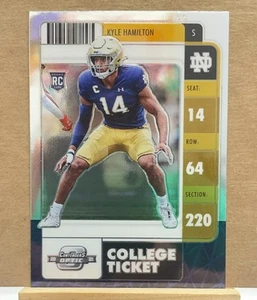 2022 Panini Chronicles Draft Picks #24 Kyle Hamilton Contenders Optic - Picture 1 of 2