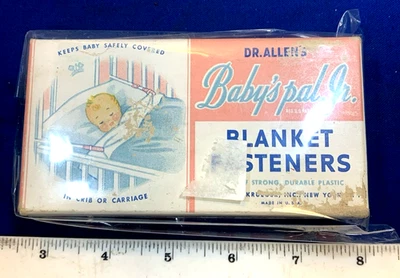 Vtg 1940s-50s Dr. Allen's Baby’s Pal J Sleep Safe Harness original box, NOS - Image 1 of 4