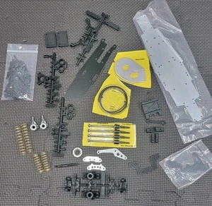 KYOSHO OPTIMA MID 4WD BUGGY CHASSIS PARTS LOT SHOCK TOWER DRIVESHAFT MOTOR BRACE - Picture 1 of 13