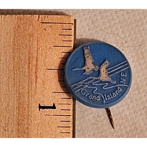 Grand Island NE Pinback Button - Picture 1 of 2