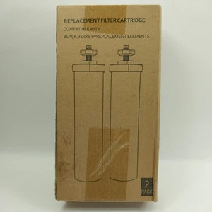 Repuesto Filtro Agua para Black Berkey Elements BB9-2 (PAQUETE DE 2) NUEVO - Imagen 1 de 6