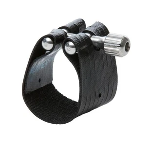 Rovner Dark Ligature and Cap for Rubber Contrabass Clarinet Mouthpiece - 4RL - Picture 1 of 1