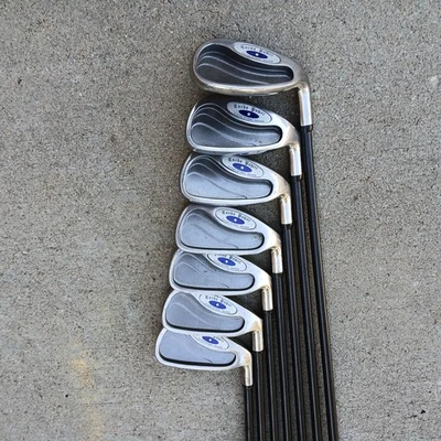Набор айронов Turbo Power Titan сталь мужские под правую руку жесткость Regular Flex - 4 5 6 7 8 9 SW - Изображение 1 из 4