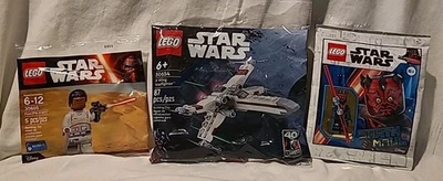 LEGO Star Wars 30654 X-Wing Starfighter 87 Piece / Finn 30605 /Darth Maul 912285 - Image 1 of 4