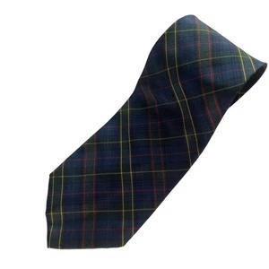 Abercrombie & Fitch Plaid Silk Necktie Menswear Classic Business - Picture 1 of 4
