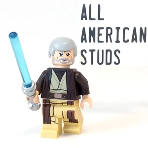 LEGO Star Wars Obi Wan Kenobi Minifigure 75221 Hooded Coat 75159 75052 75173 - Picture 1 of 8