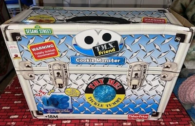 Fisher Price Galleta Plaza Sésamo Monstruo Cosquillas Abdomen TMX Amigo Envío Gratis Foto 1 de 3