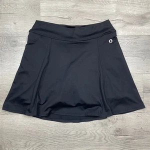 Minifalda Dona Jo Talla 2 Grande Negra Atlética Tenis Skort Acampanada Pickleball Golf - Imagen 1 de 9