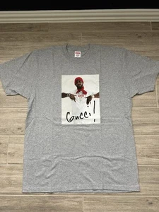 Supreme Gucci Mane Photo Tee T Shirt Grey Large FW16 Rare 420 Preme - Picture 1 of 7