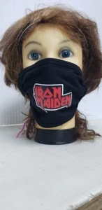 IRON MAIDEN CUSTOM 100% COTTON FACE MASK - Picture 1 of 3