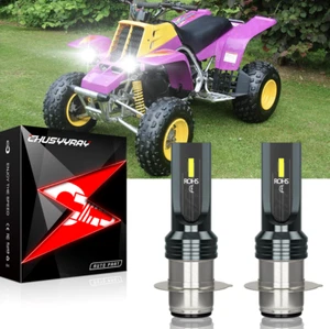 For 1995 1996 Honda FourTrax Foreman 400 - 2x LED Headlight Bright White Bulbs - Picture 1 of 11