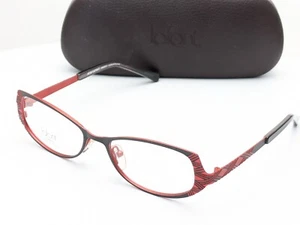 Jean Lafont Paris Ombline 165 Cat Eye Red Black Womens Eyeglasses 52mm - Picture 1 of 7