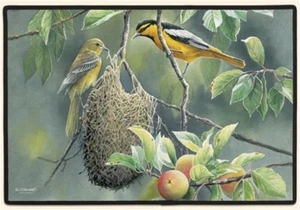 DOORMAT--18" X 27"--NORTHERN ORIOLE by Fiddler's Elbow - Picture 1 of 1