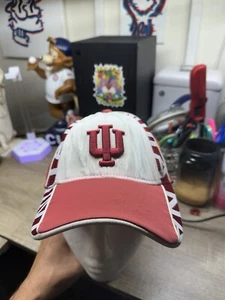 Vintage Indiana University Reebok One Size Fits All Cap Herman By Reebok - Picture 1 of 3
