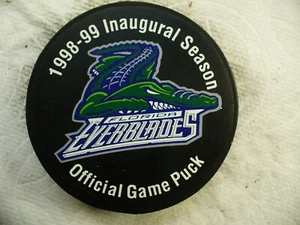 ECHL Florida Everblades '98 Inaugural Die Cut Game Hockey Puck Collect Pucks - Picture 1 of 2