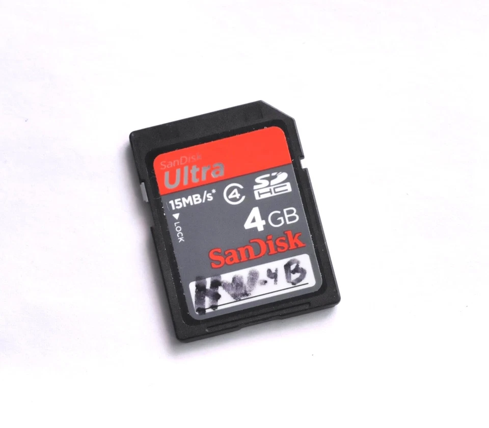 SanDisk Ultra SD HC 15MB/s 4GB Memory Card - Image 1 of 1