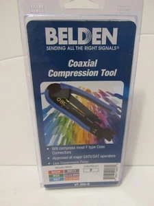 Belden VT-200-R Coaxial Compression Tool f Interface RG59 RG6 RG7 RG11 - Picture 1 of 3