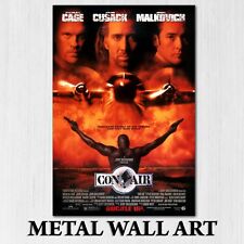 Movie Poster CON AIR Film Memorabilia Metal Sign Retro Cinema Classic TV Room