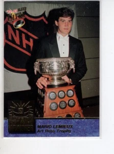 1992 FLEER MARIO LEMIEUX HOCKEY CARD #5 OF 10 EX - Picture 1 of 1