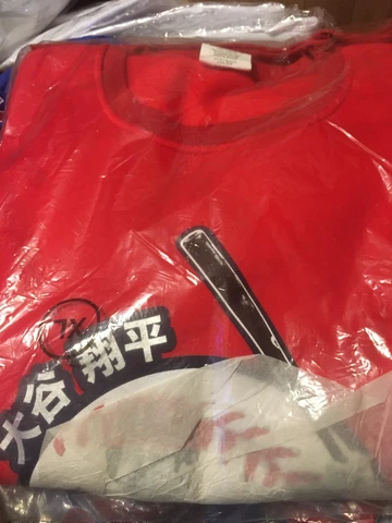 Shohei Ohtani Los Angeles Angels Red Sweater Rookie of the year 2019 Size XL Cover