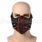 Punk Rivets Shield Anti Dust Pollution Motorcycle Leather Half Face Mouth Cover