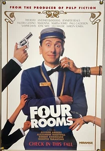 PÓSTER DE PELÍCULA FOUR ROOMS ROLL ORIGINAL DE UNA HOJA TIM ROTH JENNIFER BEALS (1995) - Imagen 1 de 1