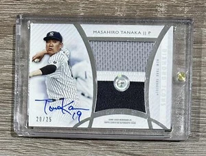 2017 Topps Diamond Icons Jumbo Patch #JPA-MT Masahiro Tanaka AUTO #20/25 - Picture 1 of 2