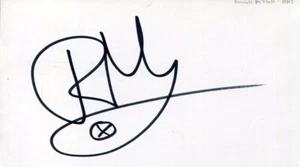 Russell Mitchell Motorcycle Exile Cycles Builder Designer Biker Signed Autograph - Picture 1 of 2