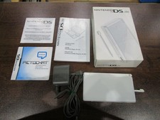 Nintendo DS Lite Console Crystal White Complete NDS USA Ver. Q74