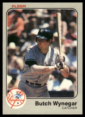 1983 Fleer #399 Butch Wynegar - Image 1 of 2