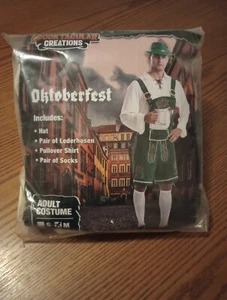 Spooktacular Oktoberfest Tracht Herren Deutsch Bayrisch Lederhose Größe M - Bild 1 von 2
