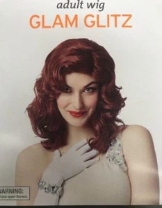 Adult Women's wig Glam glitz Halloween Costume dress up accessories photo prop - Picture 1 of 10