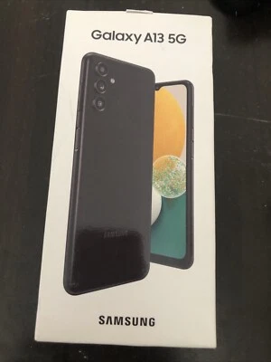 Brand New Unlocked Samsung Galaxy A13 5g phone 128gb Black (Sealed Still Intact) - image 1 of 3