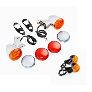 Soporte de luz indicadora de señales de giro LED para motocicleta Harley Road Glide 2015-2022 - Imagen 1 de 9