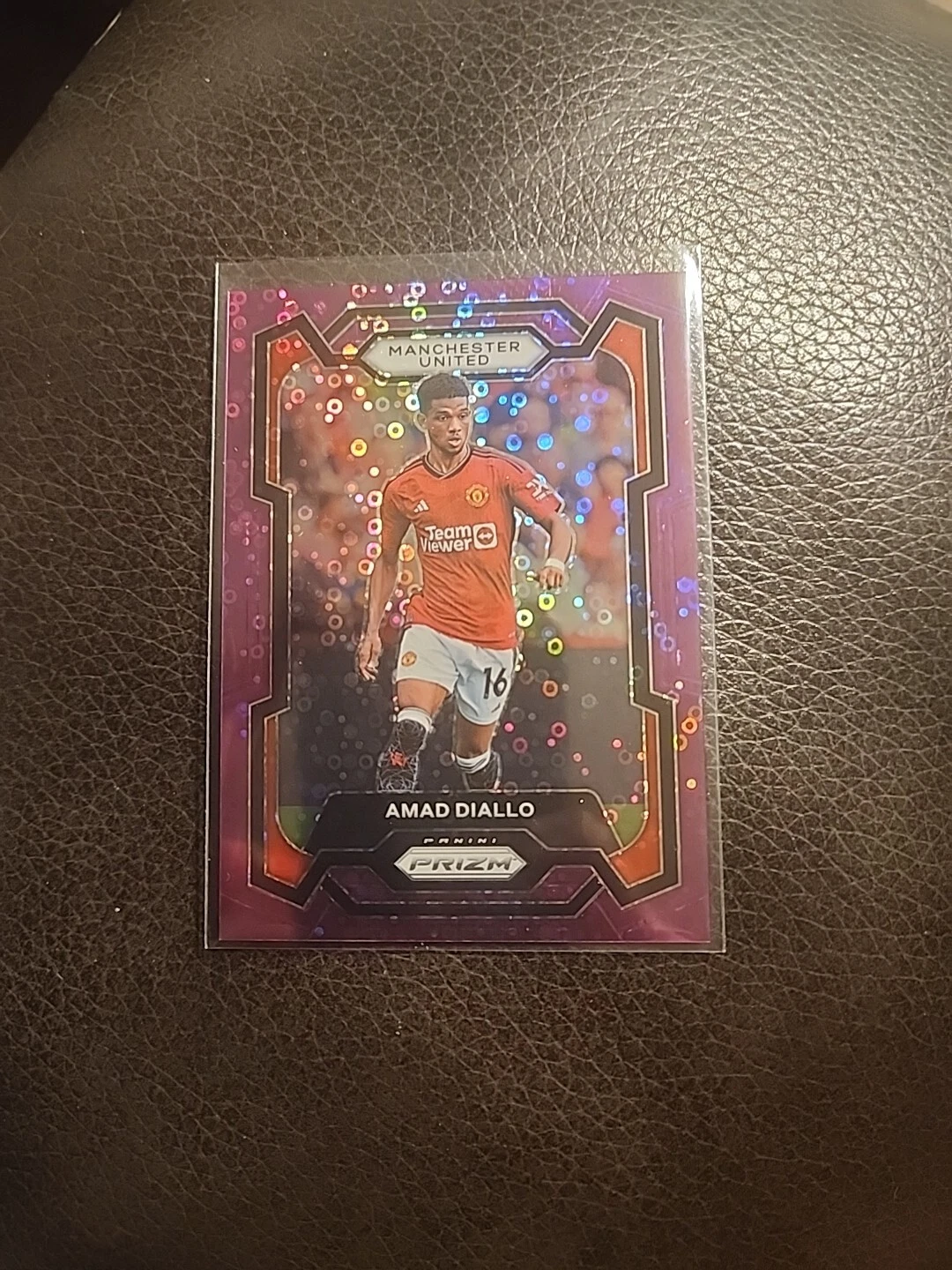 2023-24 Prizm EPL Amad Diallo Purple Disco #10/25!!!