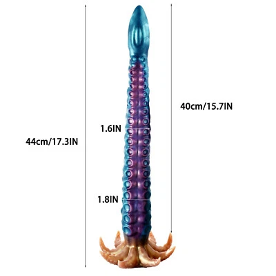 Consolador anal flexible súper largo con ventosa juguetes sexuales para mujeres hombres Foto 1 de 4