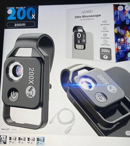 200X LED Pocket Microscope for Smartphones - Explore the Microworld Anywhere - Picture 1 of 5