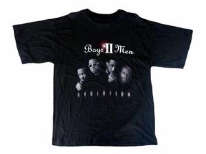 1998 Boyz II Men 'Evolution World Tour' New Rare Vintage Black T-Shirt - Size XL - Picture 1 of 8