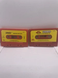 Nintendo Super Mario Bros. Trapped In The Perilous Pit & MASK Cassette Tape Lot - Imagen 1 de 7