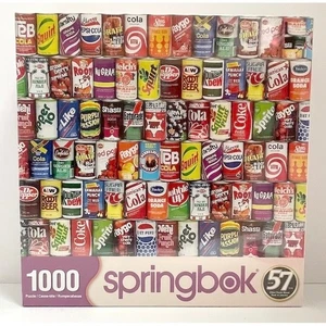 Springbok Retro Refreshments Soda 1000-piece Jigsaw Puzzle SEALED - Picture 1 of 6