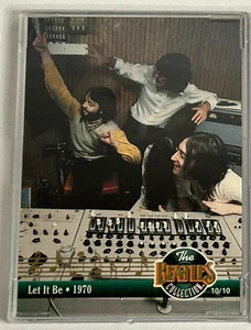 1993 THE BEATLES COLLECTION 10/10 LET IT BE / LONG WINDING ROAD #1 HITS FOIL NM - Picture 1 of 2