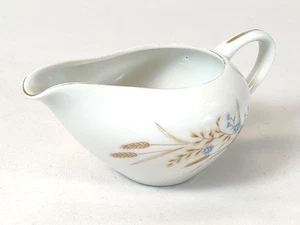 Autumn Wheat Gravy Jug Japanese Porcelain MSI Fine China Floral Print Pourer - Picture 1 of 12