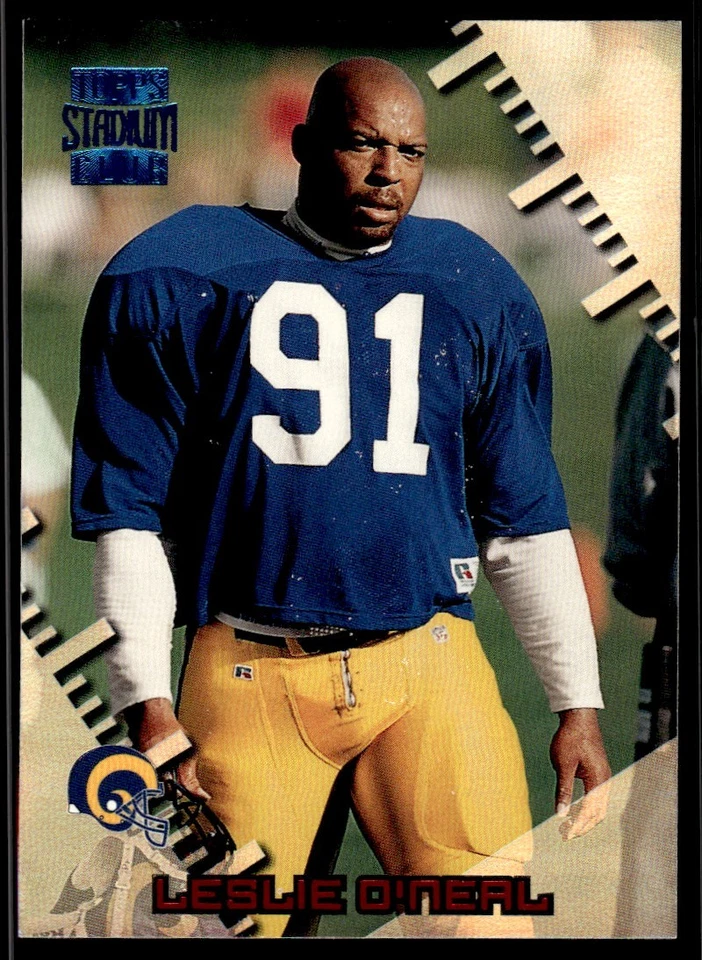 1996 Stadium Club Leslie O'Neal SP St. Louis Rams #317 12884 - Image 1 of 2