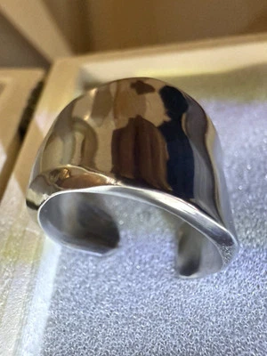 Made In Italy Anello Donna Lotus In Acciaio (stainless Steel)Contrarié A Goccia - Immagine 1 di 4