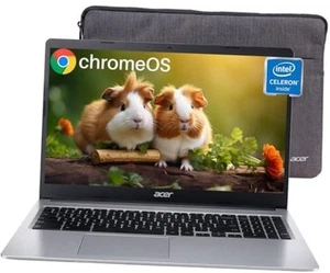 Chromebook 315 Laptop, 15.6" HD Display, Intel Celeron N4020(Up to 2.8GHz), - Picture 1 of 6