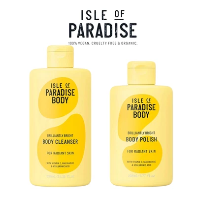 Juego de pulidor y limpiador corporal brillantemente brillante Tisle of Paradise - Imagen 1 de 4