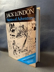 Jack London Stories Of Adventure 46 Short Stories Novel 1980 Hardback Dustjacket - Imagen 1 de 24